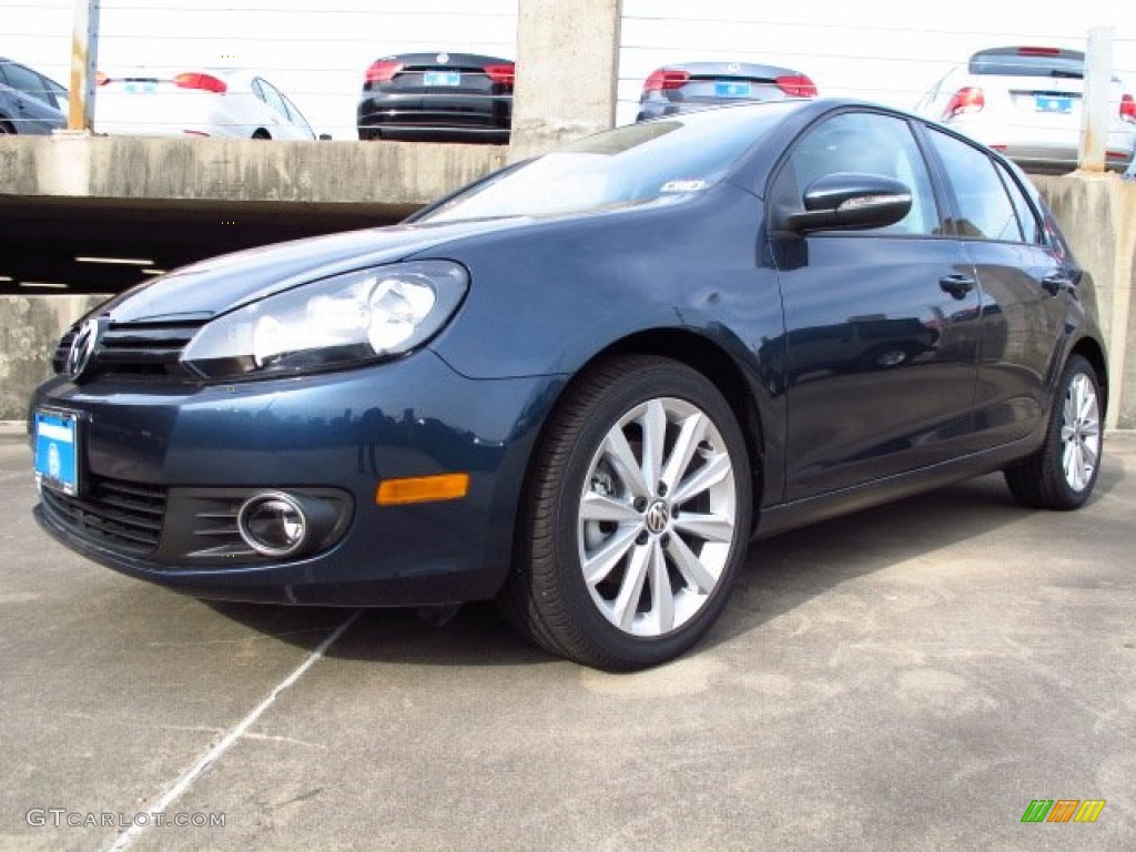 Blue Graphite Metallic 2014 Volkswagen Golf TDI 4 Door Exterior Photo #88776710