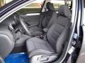 2014 Volkswagen Golf Titan Black Interior Front Seat Photo