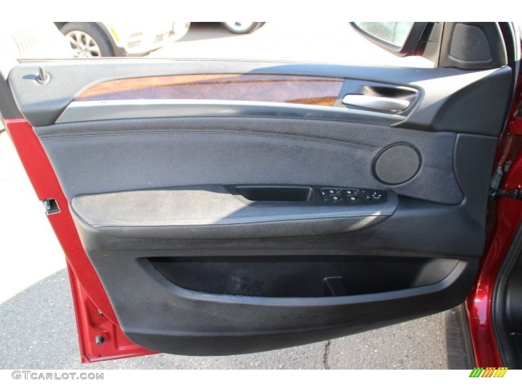 2011 X6 xDrive35i - Vermillion Red Metallic / Black photo #8