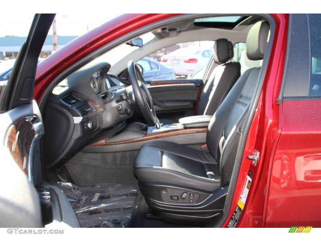 2011 X6 xDrive35i - Vermillion Red Metallic / Black photo #10