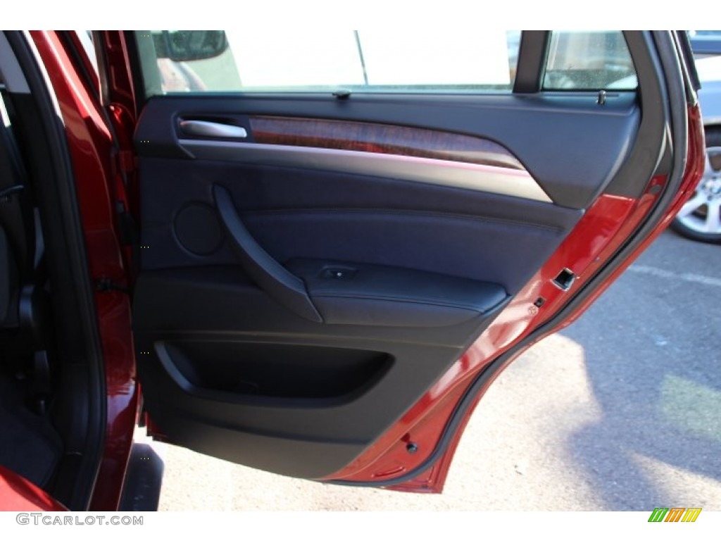 2011 X6 xDrive35i - Vermillion Red Metallic / Black photo #22