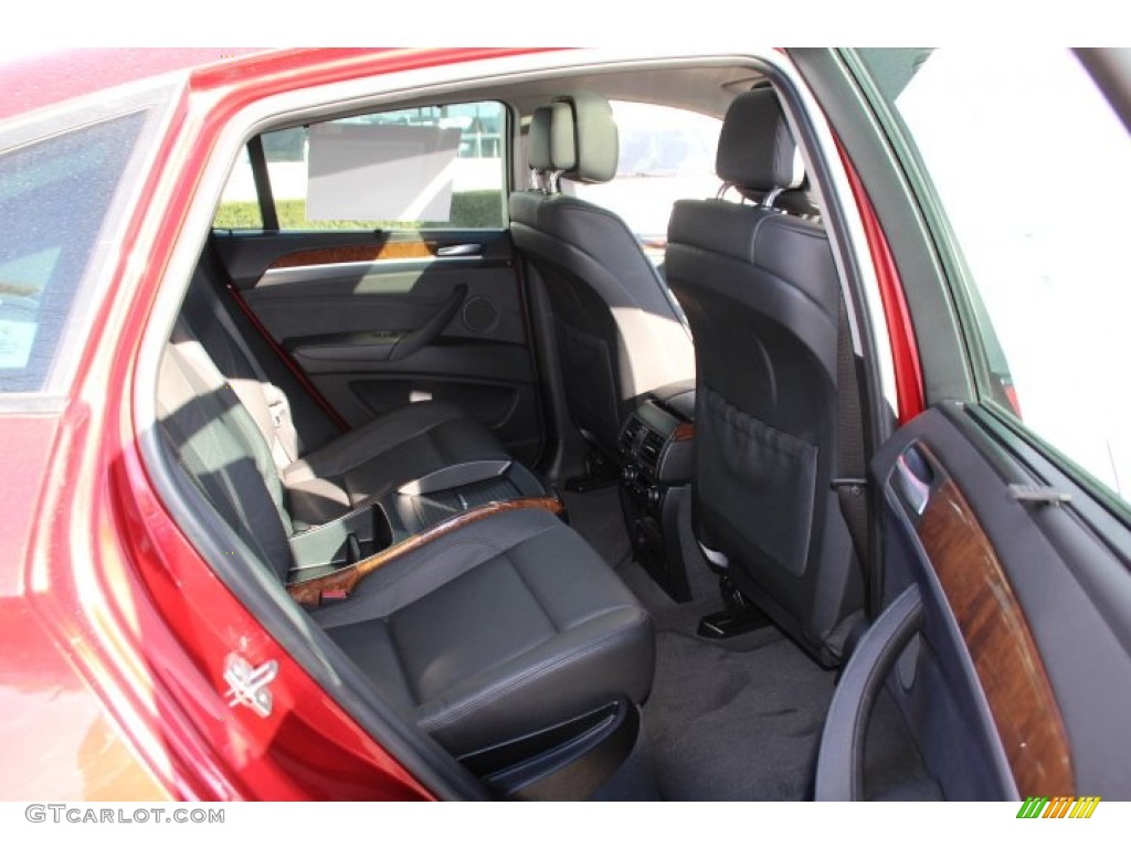 2011 X6 xDrive35i - Vermillion Red Metallic / Black photo #23