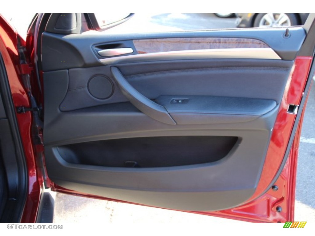 2011 X6 xDrive35i - Vermillion Red Metallic / Black photo #25