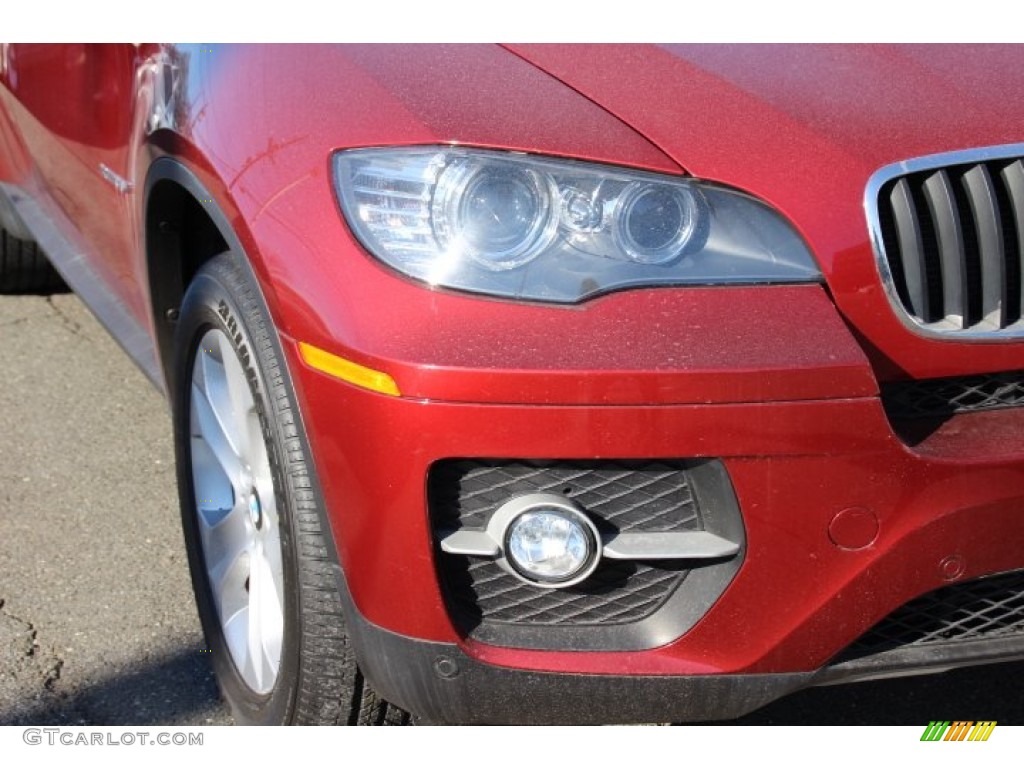 2011 X6 xDrive35i - Vermillion Red Metallic / Black photo #30