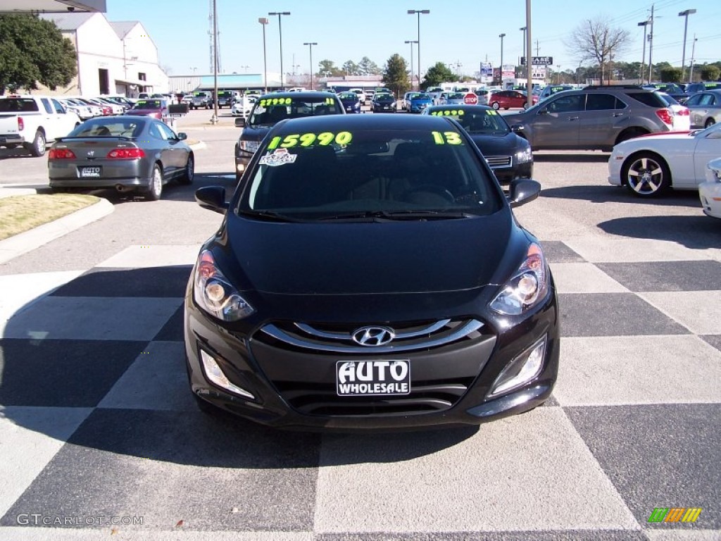 2013 Elantra GT - Black / Black photo #2