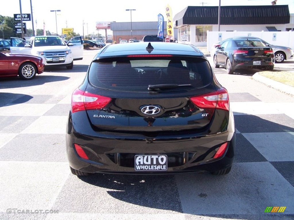 2013 Elantra GT - Black / Black photo #4
