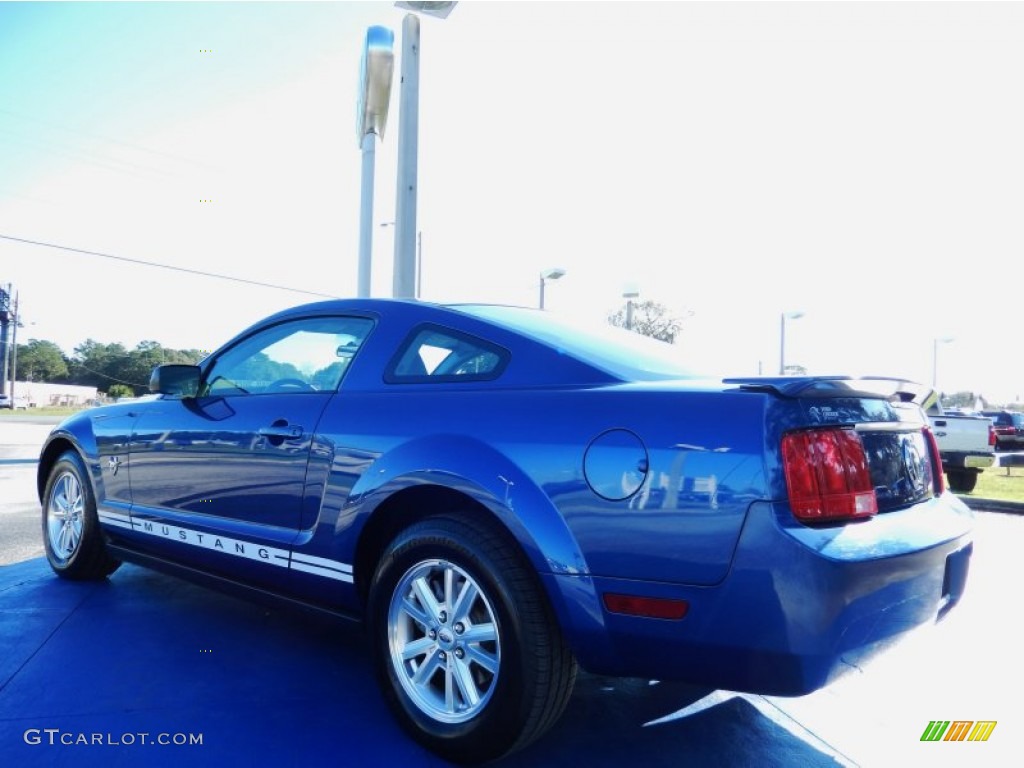 2009 Mustang V6 Coupe - Vista Blue Metallic / Light Graphite photo #3