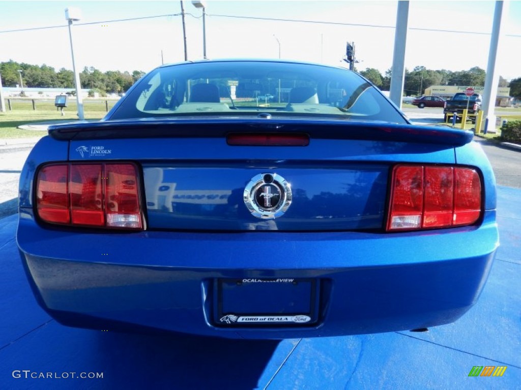 2009 Mustang V6 Coupe - Vista Blue Metallic / Light Graphite photo #4