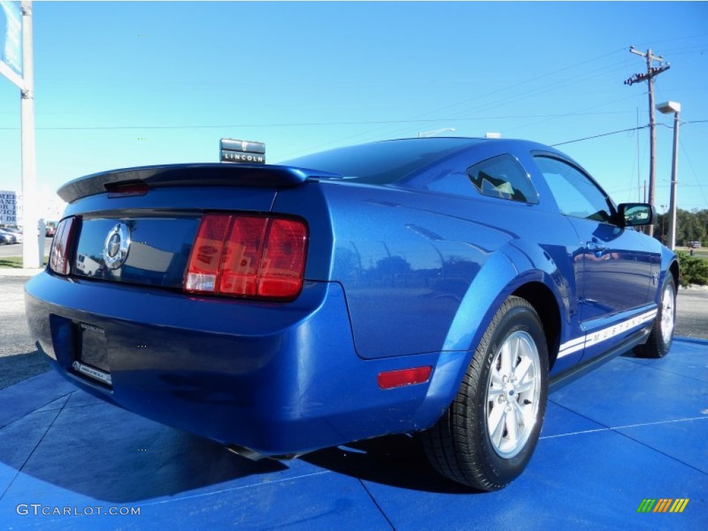 2009 Mustang V6 Coupe - Vista Blue Metallic / Light Graphite photo #5