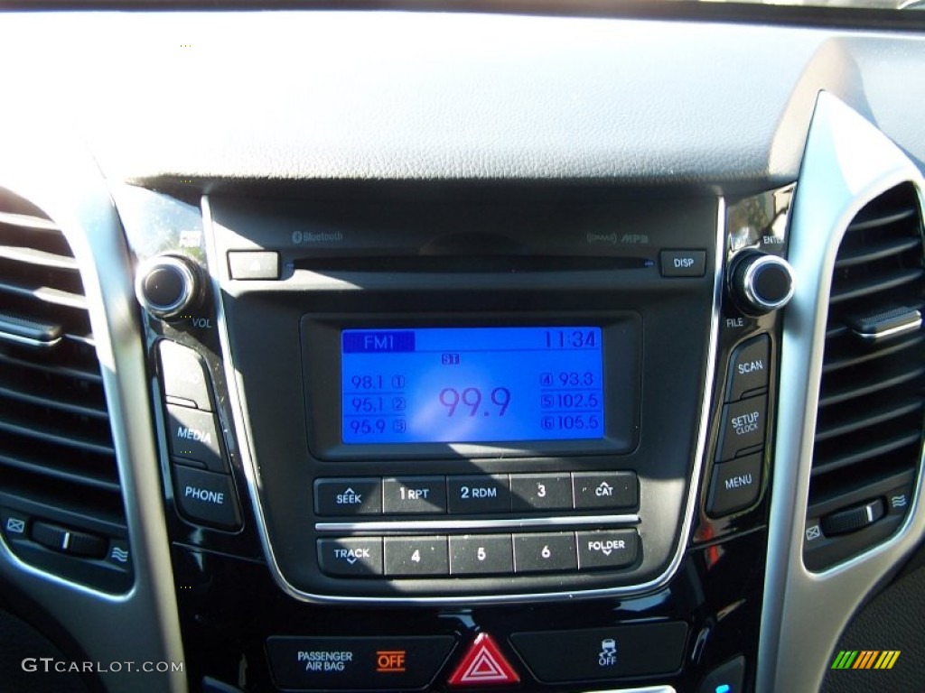 2013 Elantra GT - Black / Black photo #17
