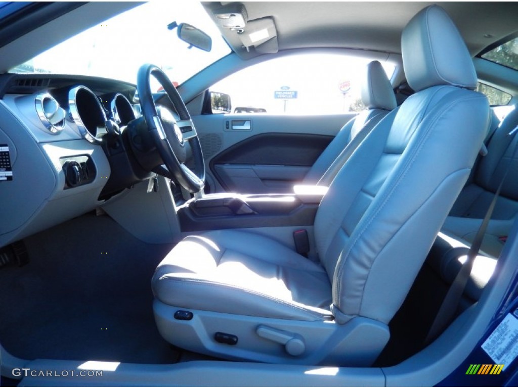 2009 Mustang V6 Coupe - Vista Blue Metallic / Light Graphite photo #13