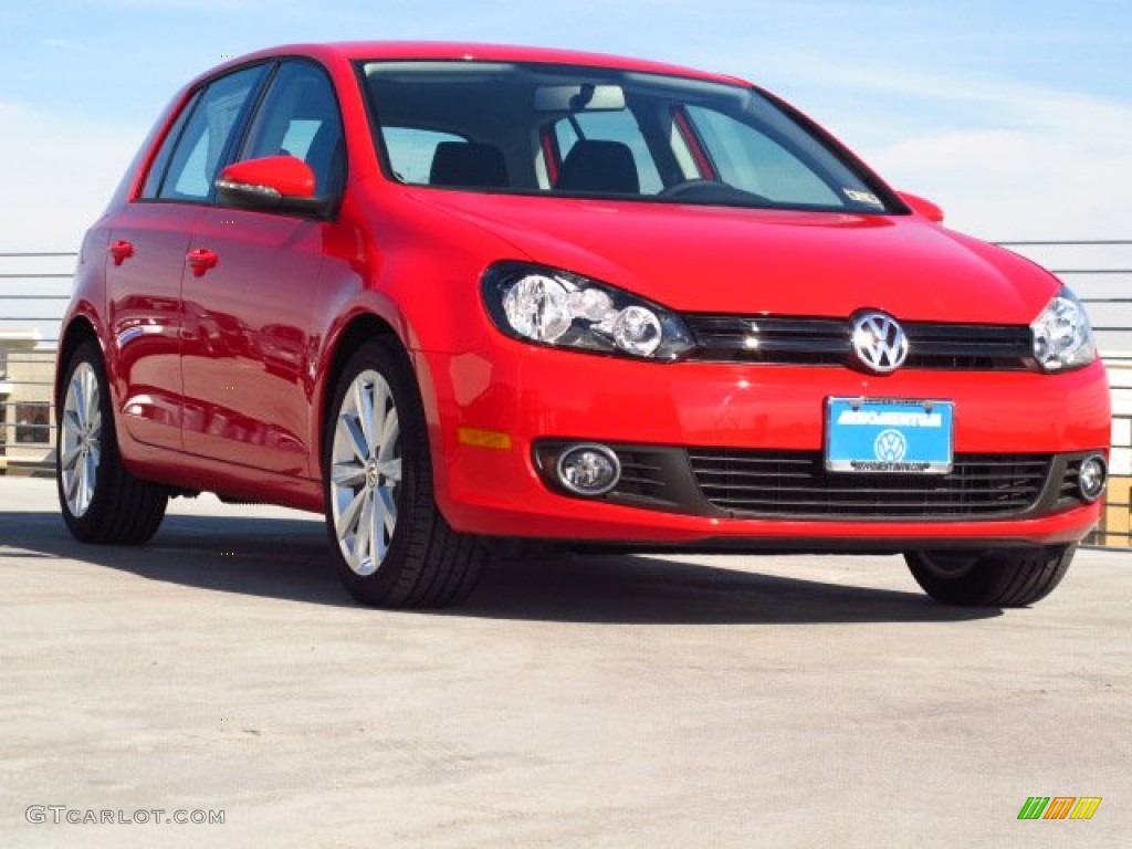 Tornado Red Volkswagen Golf