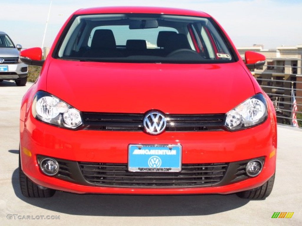 2014 Golf TDI 4 Door - Tornado Red / Titan Black photo #2