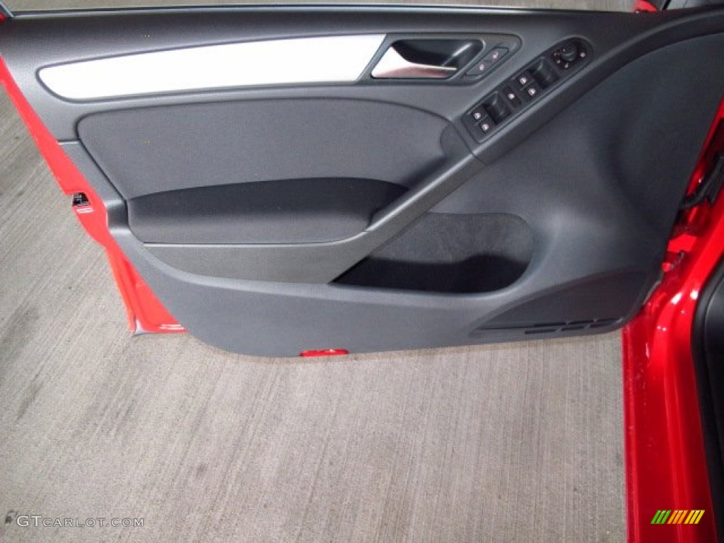 2014 Golf TDI 4 Door - Tornado Red / Titan Black photo #9
