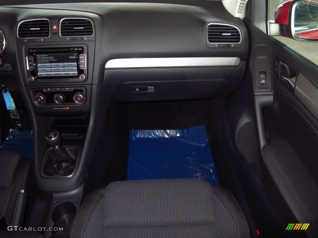 2014 Golf TDI 4 Door - Tornado Red / Titan Black photo #14