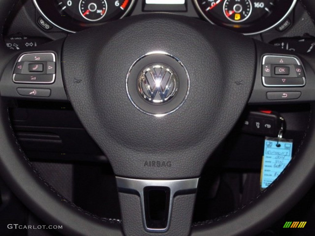 2014 Golf TDI 4 Door - Tornado Red / Titan Black photo #17