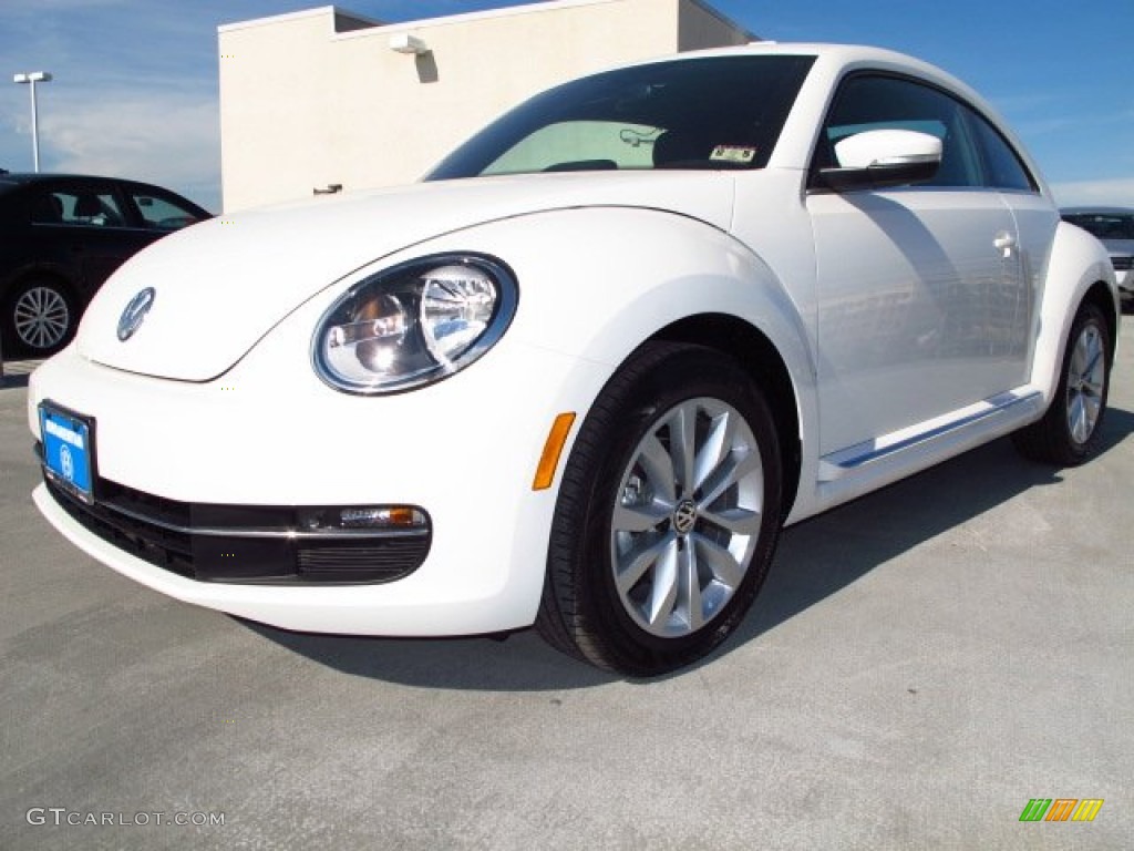 2014 Beetle TDI - Pure White / Titan Black photo #3