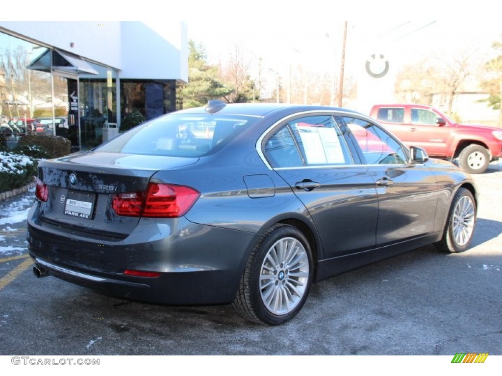 2013 3 Series 328i xDrive Sedan - Mineral Grey Metallic / Black photo #3