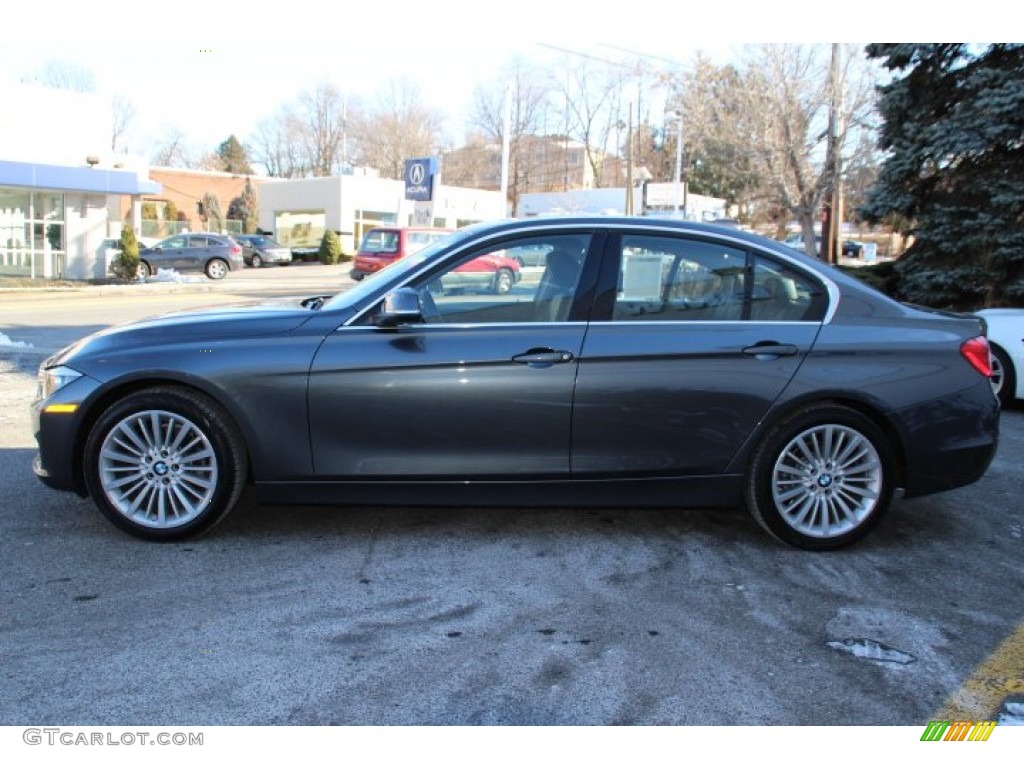 2013 3 Series 328i xDrive Sedan - Mineral Grey Metallic / Black photo #4
