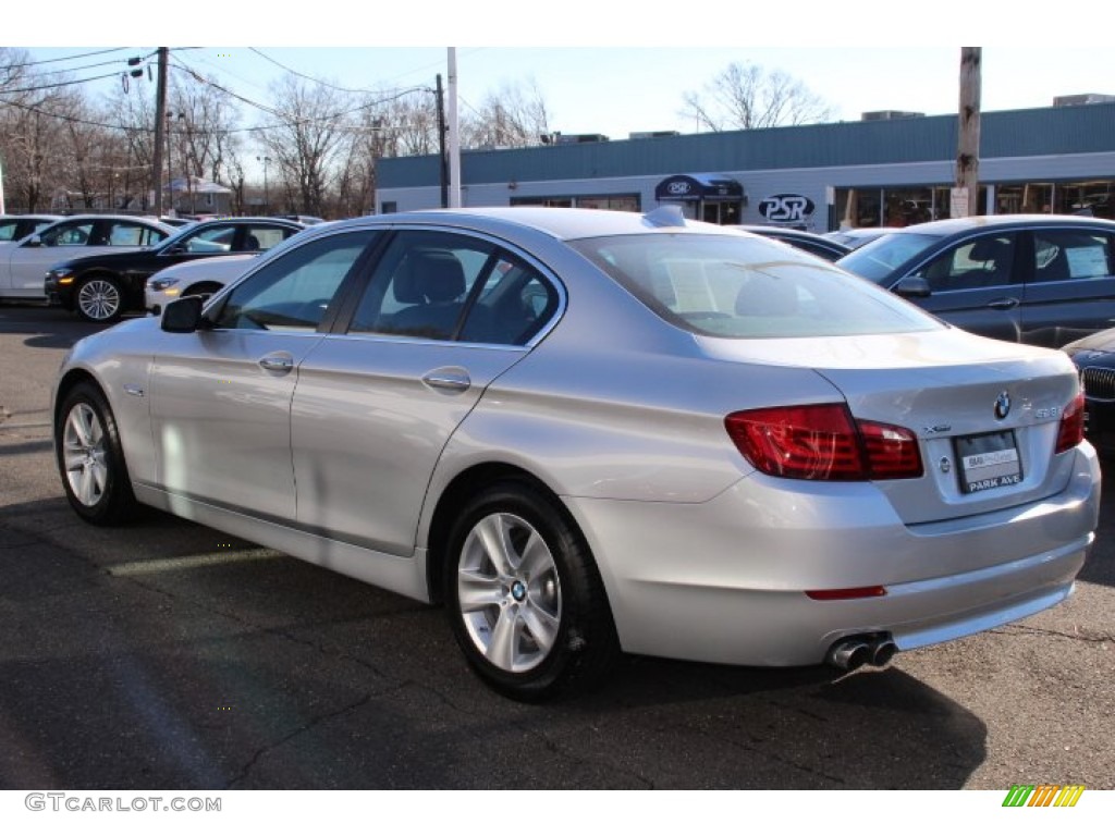 2013 5 Series 528i xDrive Sedan - Titanium Silver Metallic / Black photo #5