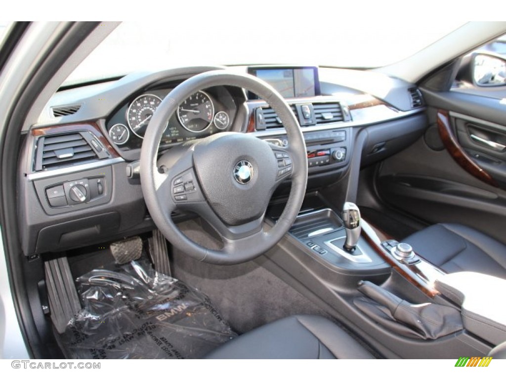 2013 3 Series 328i xDrive Sedan - Glacier Silver Metallic / Black photo #10