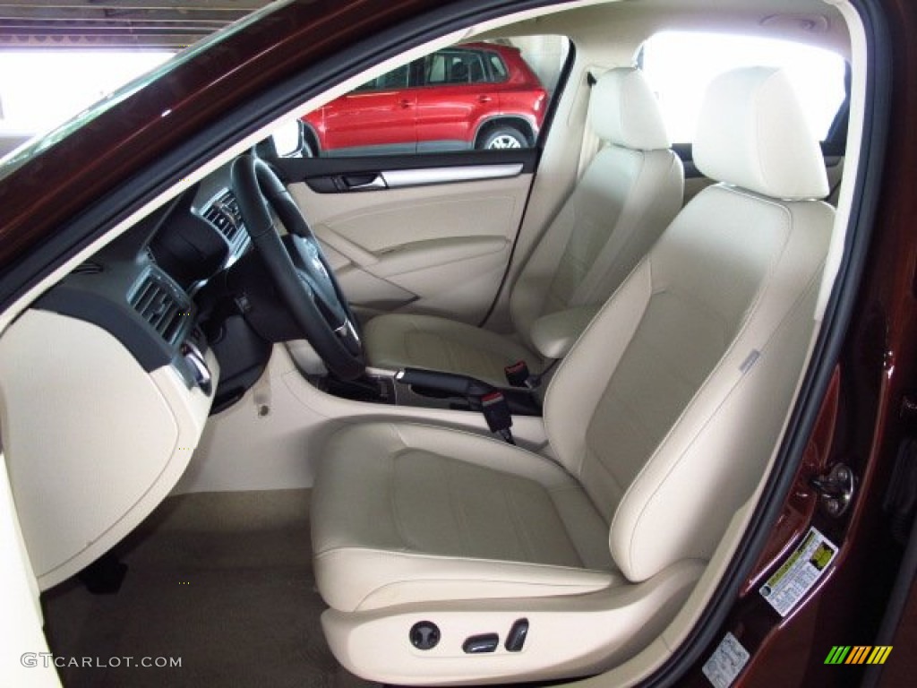 2014 Passat TDI SE - Opera Red Metallic / Cornsilk Beige photo #11