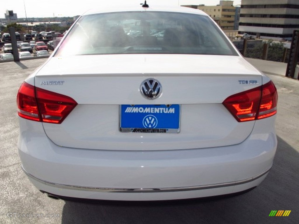 2014 Passat TDI SEL Premium - Candy White / Titan Black photo #5