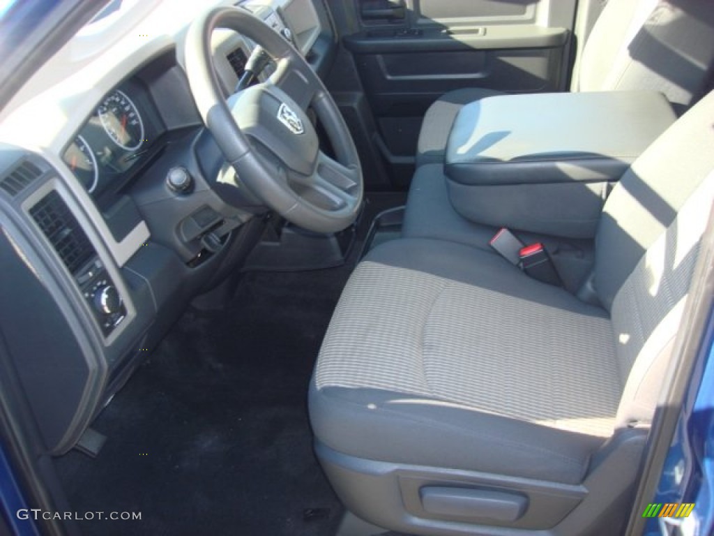 2010 Ram 1500 ST Crew Cab - Deep Water Blue Pearl / Dark Slate Gray photo #16