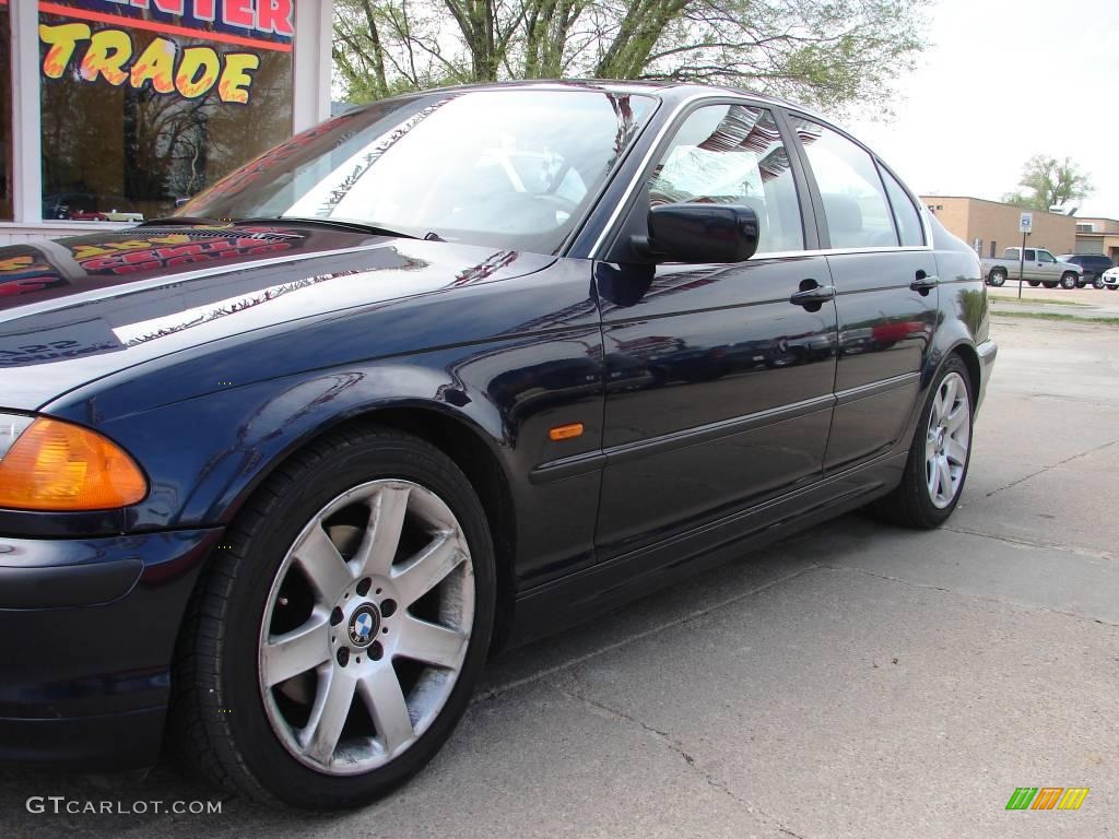 2000 3 Series 328i Sedan - Orient Blue Metallic / Sand photo #2