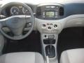 Gray 2008 Hyundai Accent GLS Sedan Dashboard