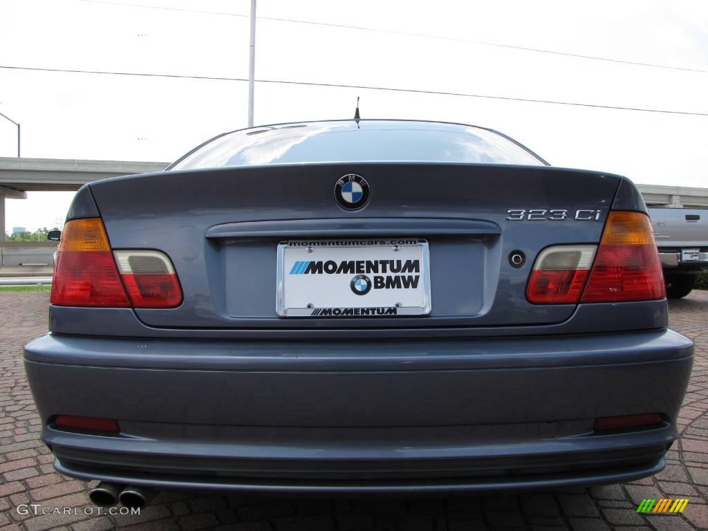 2000 3 Series 323i Coupe - Steel Blue Metallic / Sand photo #4