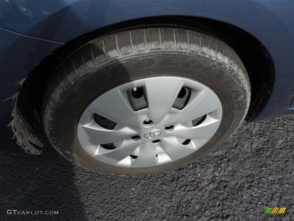 2012 Yaris Sedan - Pacific Blue Metallic / Dark Gray photo #5