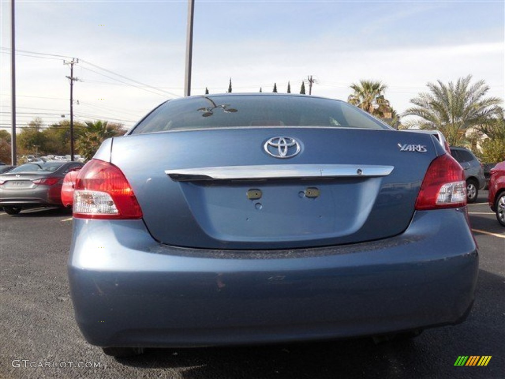 2012 Yaris Sedan - Pacific Blue Metallic / Dark Gray photo #9
