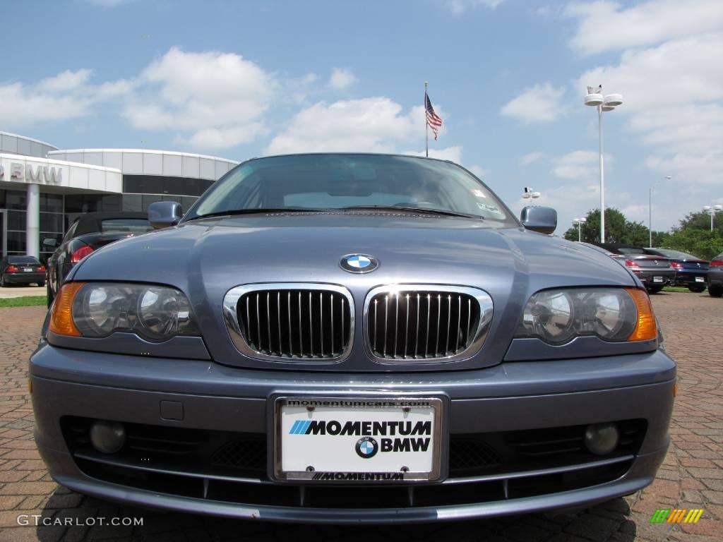 2000 3 Series 323i Coupe - Steel Blue Metallic / Sand photo #8