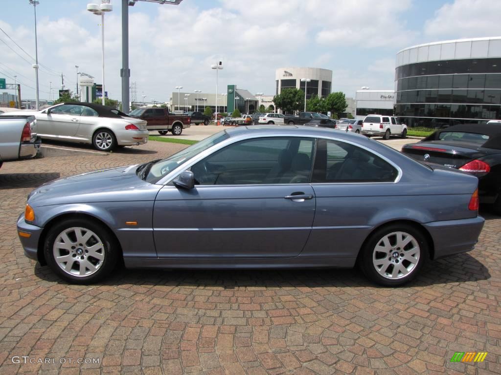 2000 3 Series 323i Coupe - Steel Blue Metallic / Sand photo #10