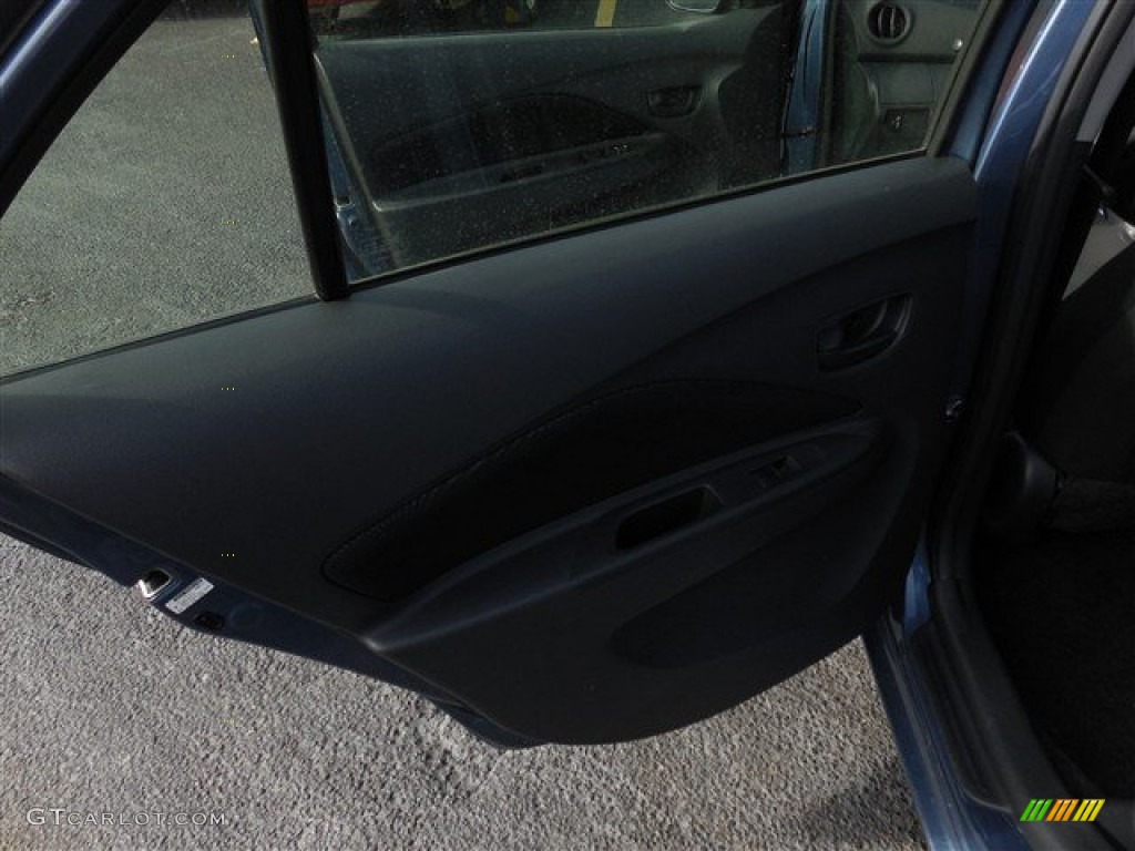2012 Yaris Sedan - Pacific Blue Metallic / Dark Gray photo #14