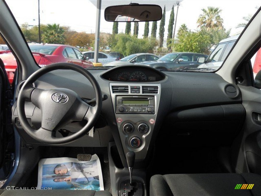 2012 Yaris Sedan - Pacific Blue Metallic / Dark Gray photo #16