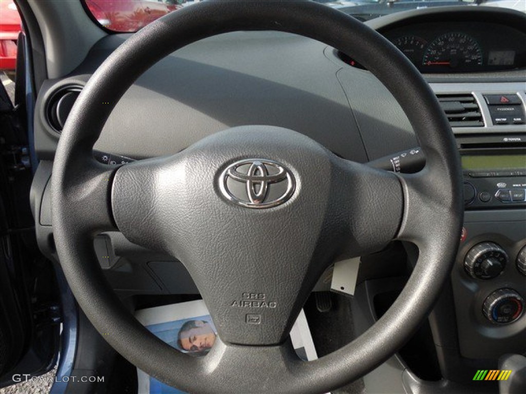 2012 Yaris Sedan - Pacific Blue Metallic / Dark Gray photo #18