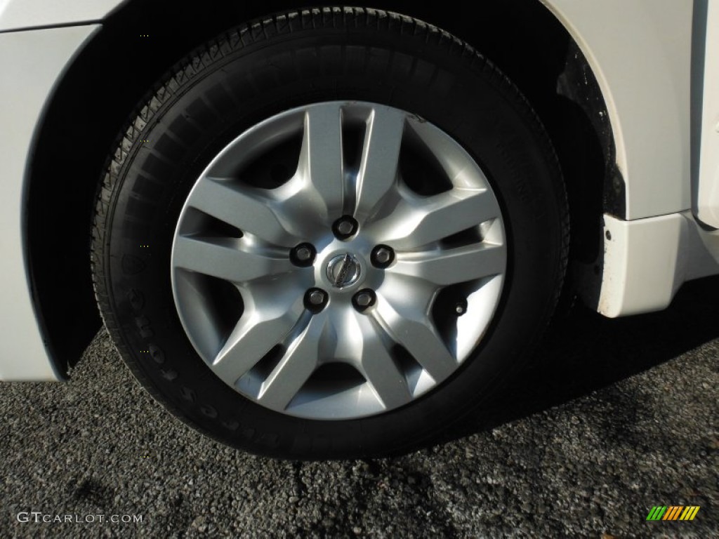 2009 Altima 2.5 S - Winter Frost Pearl / Blond photo #12