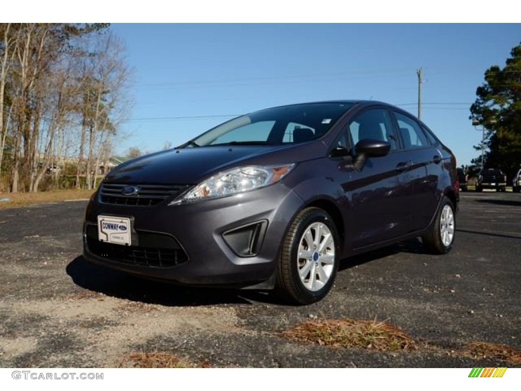 2012 Fiesta SE Sedan - Violet Grey Metallic / Charcoal Black photo #1