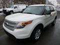 2011 White Suede Ford Explorer FWD  photo #6