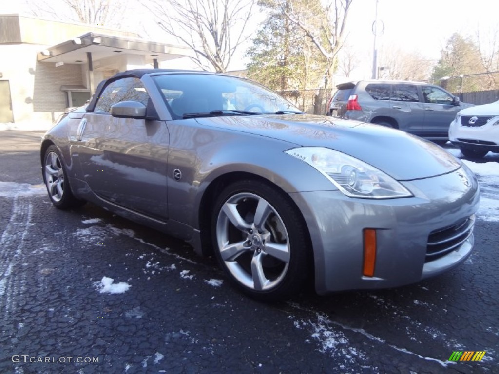 2008 350Z Touring Roadster - Carbon Silver / Charcoal photo #1