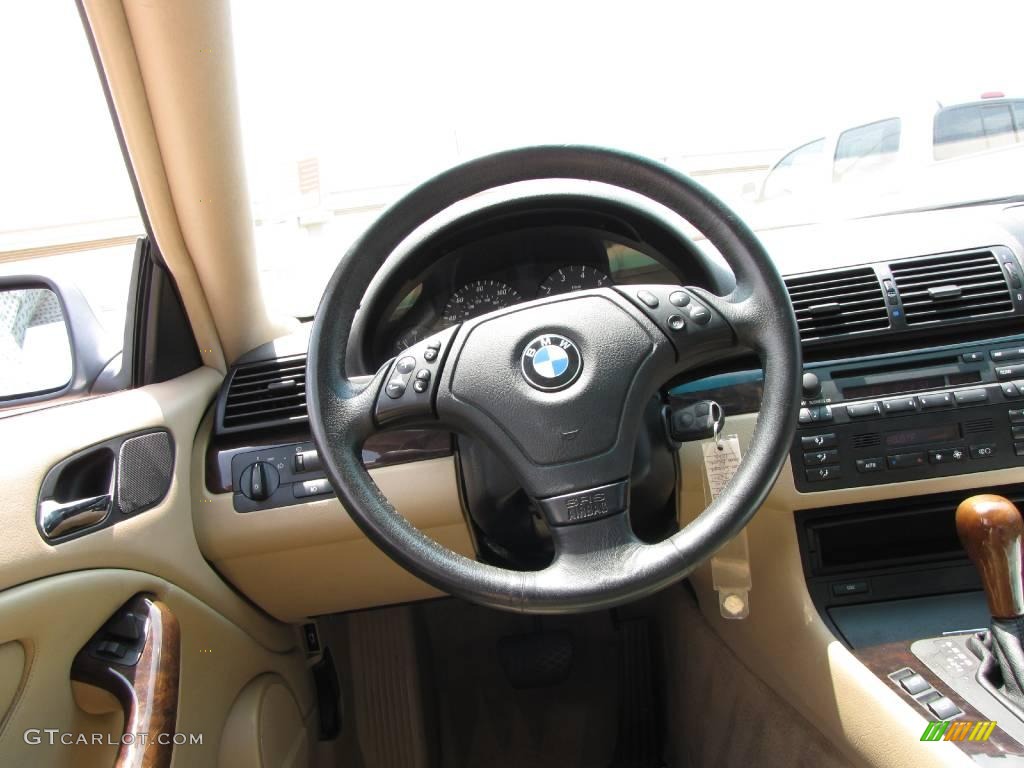 2000 3 Series 323i Coupe - Steel Blue Metallic / Sand photo #27