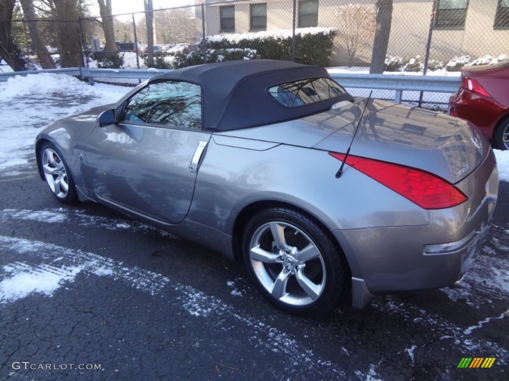 2008 350Z Touring Roadster - Carbon Silver / Charcoal photo #6