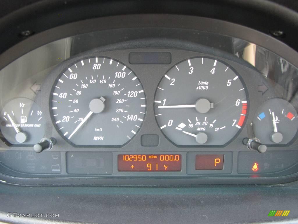 2000 3 Series 323i Coupe - Steel Blue Metallic / Sand photo #30