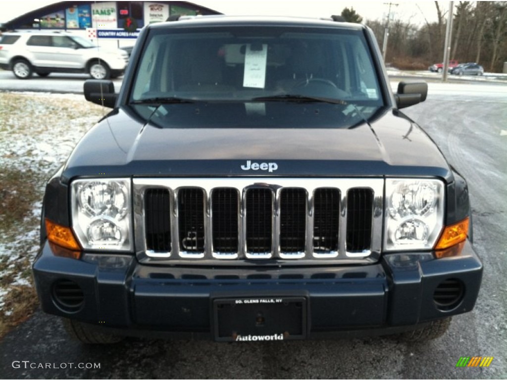2007 Commander Sport 4x4 - Steel Blue Metallic / Medium Slate Gray photo #3
