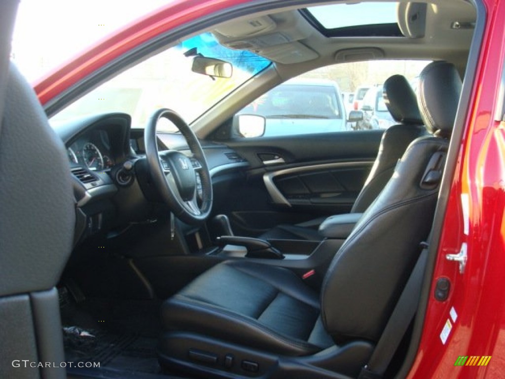 2009 Accord EX-L V6 Coupe - San Marino Red / Ivory photo #8