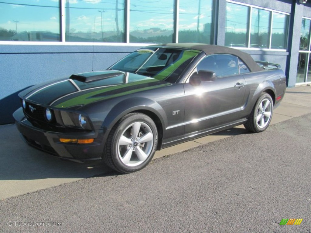 2008 Mustang GT Premium Convertible - Alloy Metallic / Dark Charcoal photo #1