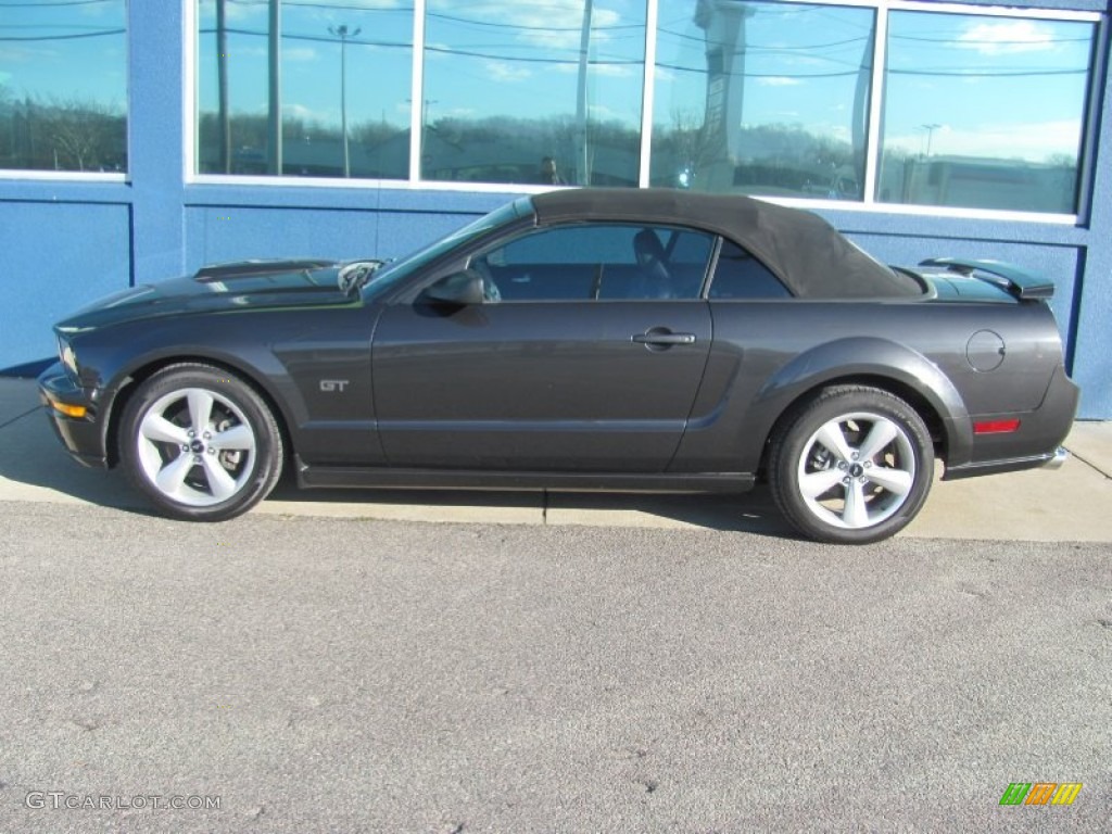 2008 Mustang GT Premium Convertible - Alloy Metallic / Dark Charcoal photo #2