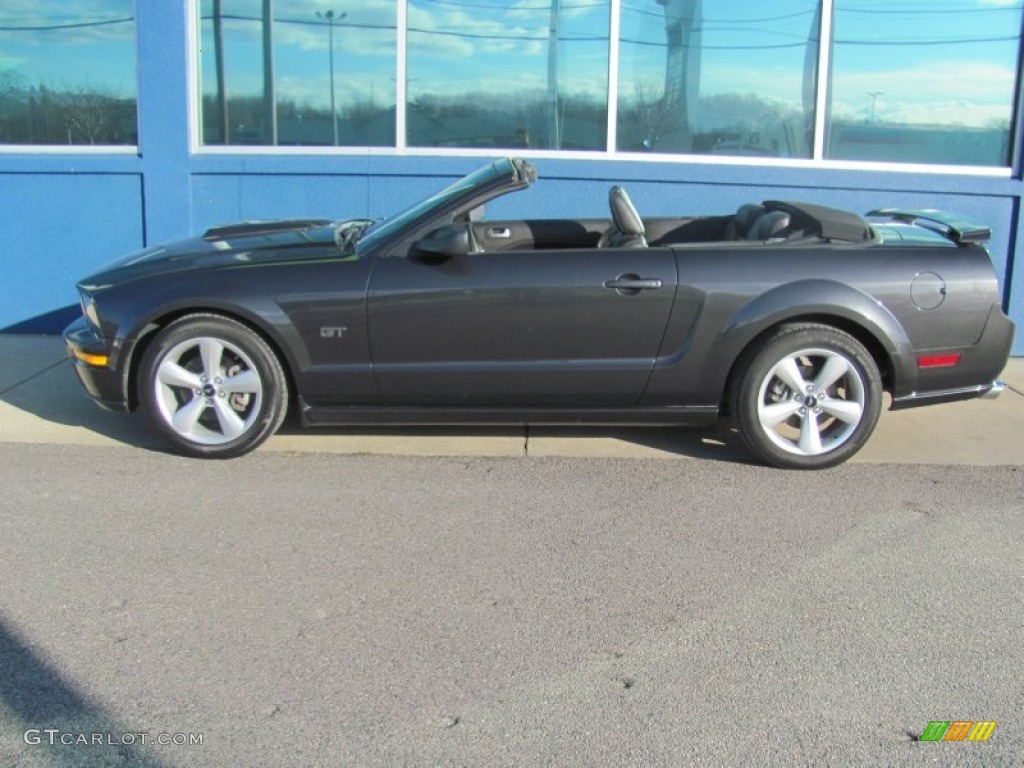2008 Mustang GT Premium Convertible - Alloy Metallic / Dark Charcoal photo #6